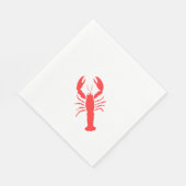 Serviette En Papier homard rouge (Coin)