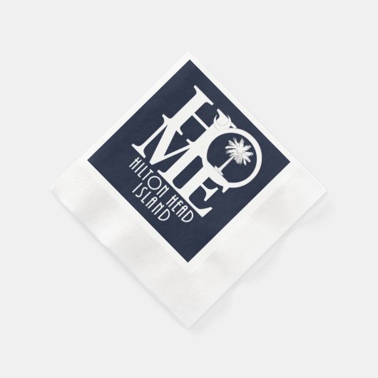 Serviette En Papier HOME Hilton Head Island (Coin)