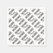 Serviette En Papier Home Sweet Home (Devant)