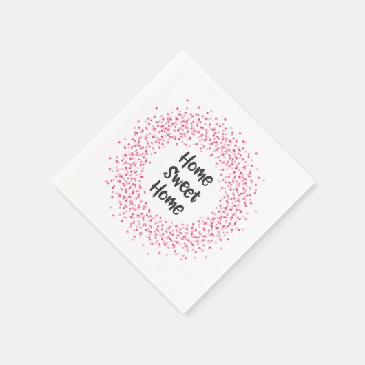 Serviette En Papier Home Sweet Home (Coin)