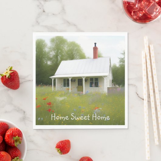 Serviette En Papier Home Sweet Home Ménage domestique (En situation)