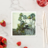 Serviette En Papier Homer - rivière Homosassa, art, (En situation)