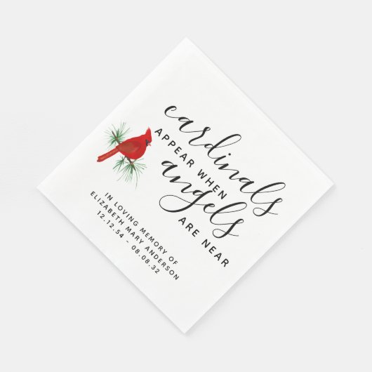 Serviette En Papier Hommage au Cardinal Remembrance (Coin)