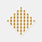 Serviette En Papier Homme de pain d'épices (Coin)