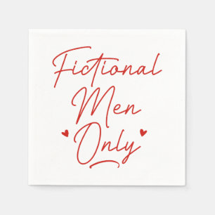 Serviette En Papier Hommes de fiction uniquement