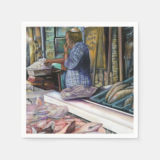 Serviette En Papier Hommes du désert, Dons de la Mer, Jérusalem (Devant)