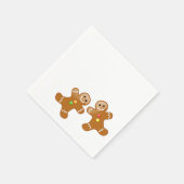 Serviette En Papier Hommes en pain d'épices (Coin)