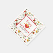Serviette En Papier Honey Apple Juif Happy Rosh Hashanah (Coin)