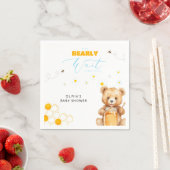 Serviette En Papier Honey Teddy Bear Boy Girl Baby shower (En situation)