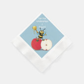 Serviette En Papier Honeybee Apple Rosh HaShana (Coin)