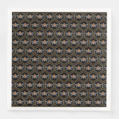 Serviette En Papier Honeycomb And Bees (Devant)
