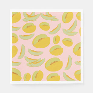 Serviette En Papier Honeydew Melons Motif de fruits