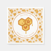 Serviette En Papier Honeypeb Honey Bee Cute Baby shower (Devant)