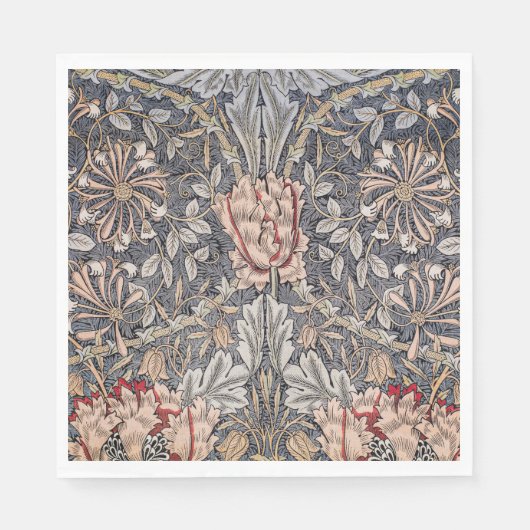 Serviette En Papier Honeysuckle Print (par William Morris) (Devant)