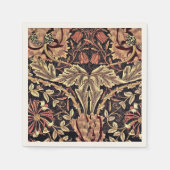 Serviette En Papier Honeysuckle, un design William Morris, (Devant)