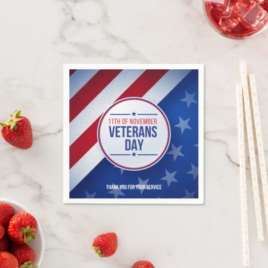 Serviette En Papier honorer tous ceux qui ont servi (En situation)