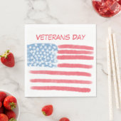 Serviette En Papier Honoring Heroes | Veterans Day Celebration (En situation)