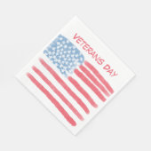 Serviette En Papier Honoring Heroes | Veterans Day Celebration (Coin)