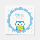 Serviette En Papier Hoot Owl Boy Wildlife Bird (Devant)