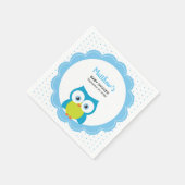 Serviette En Papier Hoot Owl Boy Wildlife Bird (Coin)