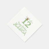 Serviette En Papier Hoot Owl Joyeux anniversaire (Coin)