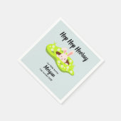 Serviette En Papier Hop Hop Hooray Un Lapin Rabbit Hole 1er Anniversai (Coin)