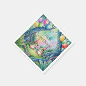 Serviette En Papier Hop On Over Birthday Party (Coin)