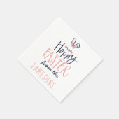 SERVIETTE EN PAPIER HOPPY EASTER BUNNY (Coin)