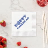 Serviette En Papier Hoppy Hanoukka (En situation)