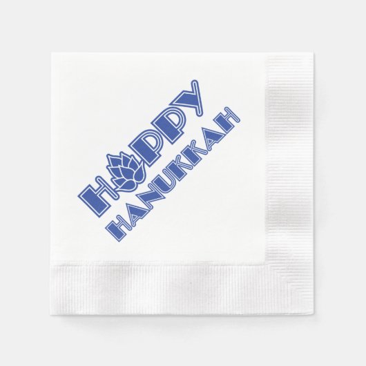 Serviette En Papier Hoppy Hanoukka (Devant)