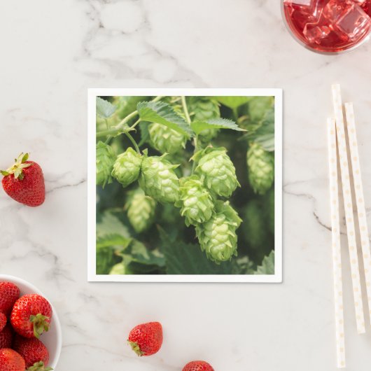 Serviette En Papier Hoppy hops (En situation)