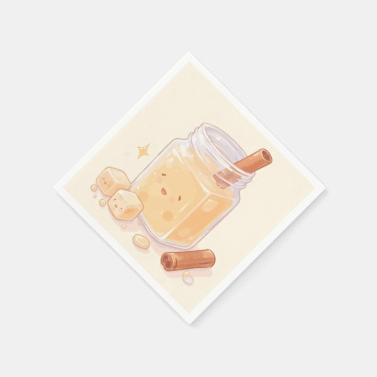 Serviette En Papier Horchata (Coin)