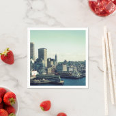 Serviette En Papier Horizon de Seattle (En situation)