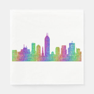 Serviette En Papier Horizon d'Indianapolis