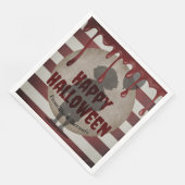 Serviette En Papier Horloge Clown d'horreur Carnaval Déplaisant Hallow (Coin)
