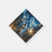 Serviette En Papier Horloge grand-père (Coin)