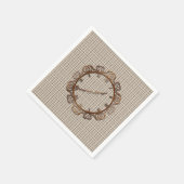 Serviette En Papier Horloge Papier (Coin)
