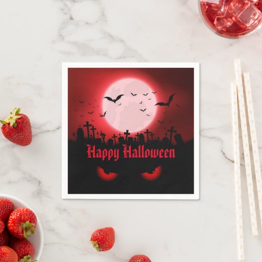 Serviette En Papier Horloges nocturnes (En situation)