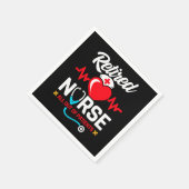 Serviette En Papier Hors des patients retraités Funny Nurse Retraite (Coin)