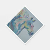 Serviette En Papier Horse de Many Colors (Coin)