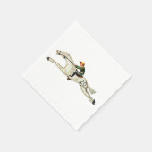 SERVIETTE EN PAPIER HORSE RACE PAPIER NAPKIN (Coin)