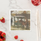 Serviette En Papier Horses on Noël (En situation)