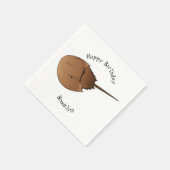 Serviette En Papier Horseshoe crab (Coin)