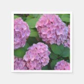Serviette En Papier Hortensia hydrangea Party rose (Devant)