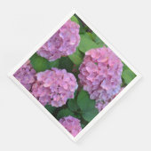 Serviette En Papier Hortensia hydrangea Party rose (Coin)