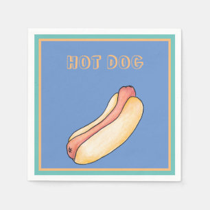 Serviette En Papier Hot dog