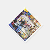 Serviette En Papier Hot Dog God, New York (Coin)