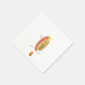Serviette En Papier Hot Dog Oe Devil (Coin)