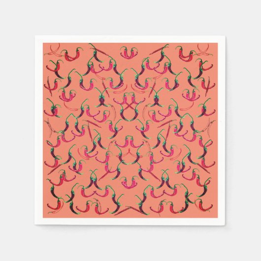 Serviette En Papier Hot Pepper (Devant)