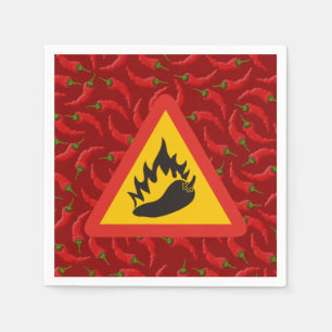 Serviette En Papier Hot pepper danger